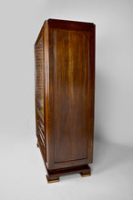 将图片加载到图库查看器,Vitrine Art Déco Moderniste en noyer, France, circa 1930