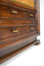 将图片加载到图库查看器,Vitrine Art Déco Moderniste en noyer, France, circa 1930