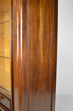 将图片加载到图库查看器,Vitrine Art Déco Moderniste en noyer, France, circa 1930