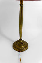 将图片加载到图库查看器，Exceptionnelle lampe Art Déco française en bronze et pâte de verre – Vers 1920
