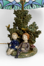 Загрузить изображение в средство просмотра галереи, Lampe sculpture en céramique, l'enfance onirique – Waltraud Schilder, Allemagne, vers 1970
