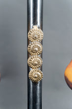 Загрузить изображение в средство просмотра галереи, Importante lampe bicéphale Art Déco en fer forgé à double patine– Muller Frères, circa 1920
