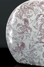 Load image into Gallery viewer, Lampe en céramique, Email craquelé, Shabby Chic, XXe
