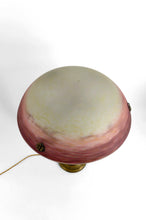 将图片加载到图库查看器，Exceptionnelle lampe Art Déco française en bronze et pâte de verre – Vers 1920
