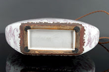 Load image into Gallery viewer, Lampe en céramique, Email craquelé, Shabby Chic, XXe
