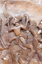 Charger l&#39;image dans la galerie, Important Panneau Monoxyle, Bas-Relief Bamoun, Cameroun, Circa 1960
