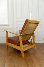 Charger l'image dans la galerie, Fauteuil à système – Chaise longue de type Morris Art Déco / Période de la Reconstruction, France, vers 1940
