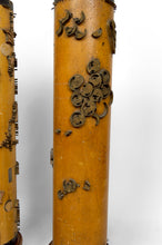 Charger l&#39;image dans la galerie, Lot de 3 Importantes Lampes, Anciens Rouleaux Encreur Art Nouveau Industriel, Circa 1900
