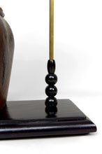 Cargar imagen en el visor de la galería, Importante Lampe Sculpturale, Buste en Ebene de Femme Africaine, par Alexs Mutasa, Circa 1970
