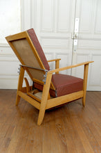 Charger l'image dans la galerie, Fauteuil à système – Chaise longue de type Morris Art Déco / Période de la Reconstruction, France, vers 1940
