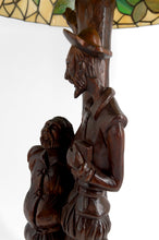 Загрузить изображение в средство просмотра галереи, Lampe sculpturale « Don Quichotte et Sancho Panza », Forêt-Noire, Allemagne, vers 1950
