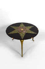 Загрузить изображение в средство просмотра галереи, Exceptionnelle table basse en bronze et marqueterie de marbres, France ou Italie, circa 1960
