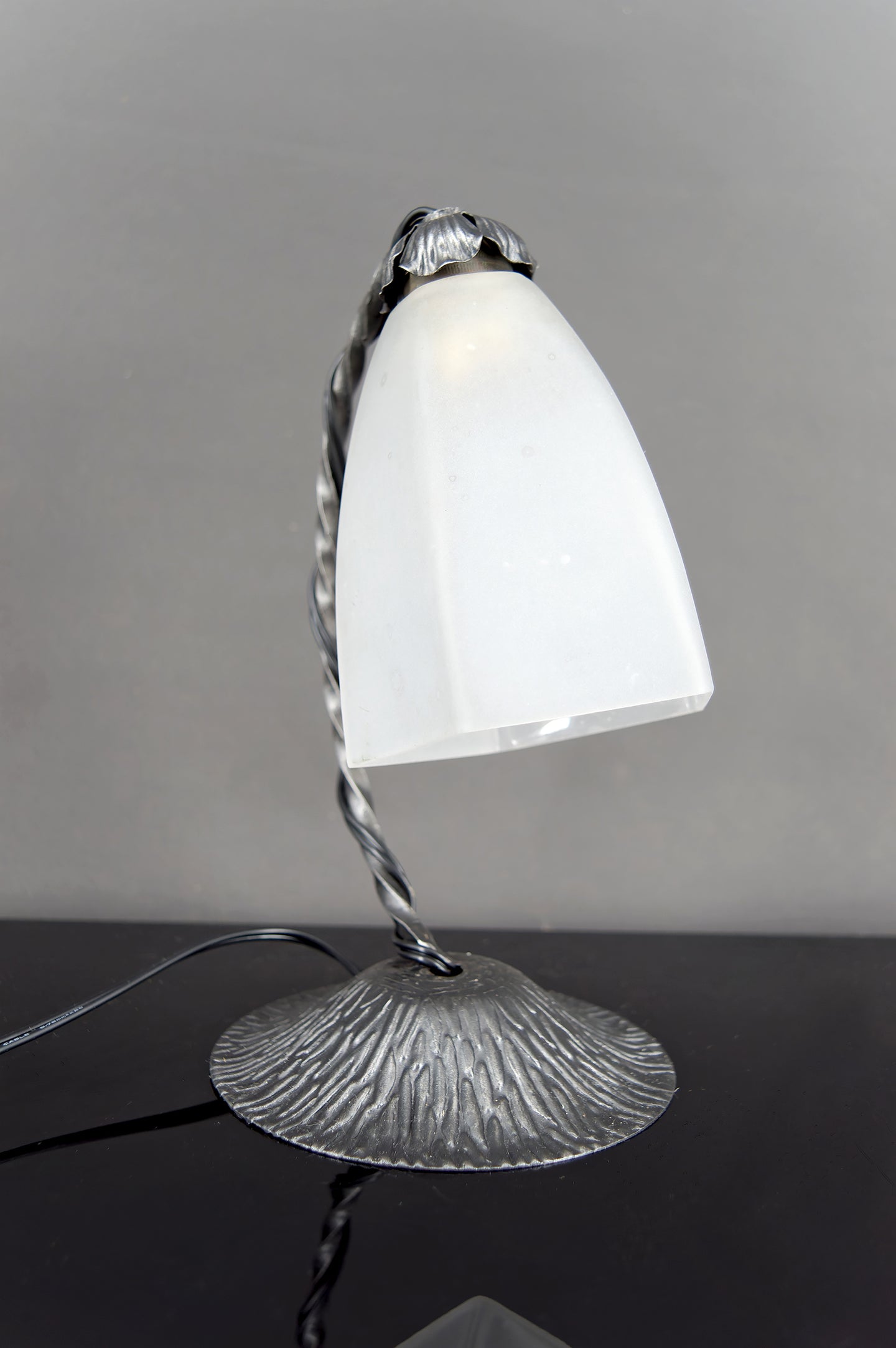 Lampe Art Deco en Fer Forgé, France, Circa 1930