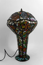 Загрузить изображение в средство просмотра галереи, Belle lampe champignon en vitrail, style Tiffany, Art nouveau – XXᵉ siècle

