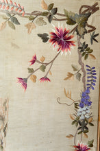 Charger l&#39;image dans la galerie, Important Ensemble de Trois Tapisseries Indochinoises Brodées de Soie Tigres et Cerfs Axis – Vietnam, Époque Coloniale, vers 1930
