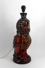 Загрузить изображение в средство просмотра галереи, Importante lampe « Chouette » en céramique – Walter Gerhards Allemagne de l’Ouest, circa 1960–1970
