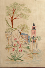 将图片加载到图库查看器，Importante broderie décorative ancienne encadrée – Italie, circa 1900–1920
