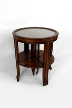 Charger l&#39;image dans la galerie, Guéridon / tables gigognes transformable en 2 tables d&#39;appoints, Art Nouveau, France, Attribué à Louis Majorelle, Circa 1910
