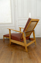 Charger l'image dans la galerie, Fauteuil à système – Chaise longue de type Morris Art Déco / Période de la Reconstruction, France, vers 1940
