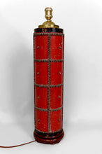 Charger l&#39;image dans la galerie, Importante Lampe Sculpturale, Ancien Rouleau Encreur Art Déco Industriel, Circa 1920-1930
