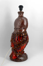 Загрузить изображение в средство просмотра галереи, Importante lampe « Chouette » en céramique – Walter Gerhards  Allemagne de l’Ouest, circa 1960–1970
