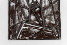 将图片加载到图库查看器，Vitrail moderniste – Portrait cubiste, Circa 1950
