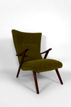 Загрузить изображение в средство просмотра галереи, Fauteuil bergère à oreilles – Design moderniste des années 1960
