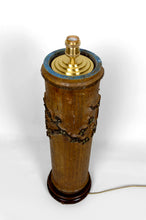 Charger l&#39;image dans la galerie, Importante Lampe, Ancien Rouleau Encreur Victorien Industriel, Fin XIXe
