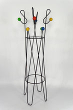Загрузить изображение в средство просмотра галереи, Porte-manteau « Clé de sol », par Roger Féraud, circa 1950
