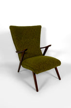 Загрузить изображение в средство просмотра галереи, Fauteuil bergère à oreilles – Design moderniste des années 1960
