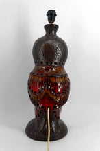 Загрузить изображение в средство просмотра галереи, Importante lampe « Chouette » en céramique – Walter Gerhards Allemagne de l’Ouest, circa 1960–1970
