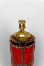 Charger l&#39;image dans la galerie, Importante Lampe Sculpturale, Ancien Rouleau Encreur Art Déco Industriel, Circa 1920-1930
