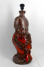 Загрузить изображение в средство просмотра галереи, Importante lampe « Chouette » en céramique – Walter Gerhards  Allemagne de l’Ouest, circa 1960–1970
