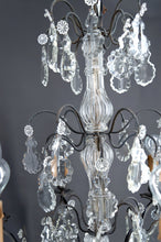 将图片加载到图库查看器，Lustre cage en bronze et cristal de Baccarat – Style Louis XV / Transition – France, vers 1900
