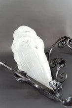 Charger l&#39;image dans la galerie, Importante Paire d&#39;Appliques en Fer Forgé par Degué, Art Déco, France, circa 1930
