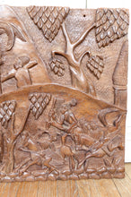 Charger l&#39;image dans la galerie, Important Panneau Monoxyle, Bas-Relief Bamoun, Cameroun, Circa 1960
