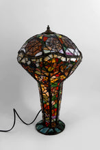 Загрузить изображение в средство просмотра галереи, Belle lampe champignon en vitrail, style Tiffany, Art nouveau – XXᵉ siècle
