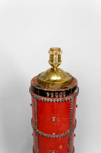 Charger l&#39;image dans la galerie, Importante Lampe Sculpturale, Ancien Rouleau Encreur Art Déco Industriel, Circa 1920-1930
