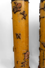 Charger l&#39;image dans la galerie, Lot de 3 Importantes Lampes, Anciens Rouleaux Encreur Art Nouveau Industriel, Circa 1900
