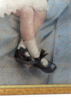 Загрузить изображение в средство просмотра галереи, Important Pastel de la Belle Époque, Portrait de mère et enfant – France, vers 1890–1900
