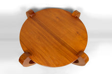 Charger l&#39;image dans la galerie, Guéridon / Table Basse en Teck Massif, Art Deco Colonial, Dans le Goût de Michel Dufet , Circa 1930
