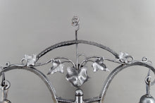Charger l&#39;image dans la galerie, Importante Lampe Bicéphale en Fer Forgé par Schneider, France, Art Deco, Circa 1920
