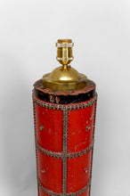 Charger l&#39;image dans la galerie, Importante Lampe Sculpturale, Ancien Rouleau Encreur Art Déco Industriel, Circa 1920-1930

