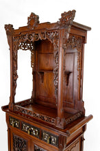 Charger l&#39;image dans la galerie, Important Cabinet Asiatique en bois sculpté, Vietnam ou Chine, Circa 1880
