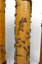 Charger l&#39;image dans la galerie, Lot de 3 Importantes Lampes, Anciens Rouleaux Encreur Art Nouveau Industriel, Circa 1900
