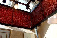 Charger l&#39;image dans la galerie, Important Lustre en Perles de Verre Rouge, Murano, Italie, Brutalisme, Circa 1970
