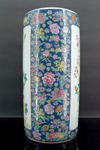 Load image into Gallery viewer, Important vase rouleau porte-parapluies / cannes, Chine, Quing, début XXe
