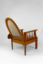 Charger l&#39;image dans la galerie, Fauteuil / chaise longue Morris en hêtre, Art Déco, France, Circa 1925
