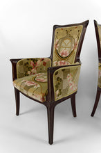 Загрузить изображение в средство просмотра галереи, Salon Art Nouveau 3 éléments, 2 bergères et 1 chaise, France, Circa 1900

