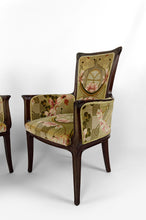 Загрузить изображение в средство просмотра галереи, Salon Art Nouveau 3 éléments, 2 bergères et 1 chaise, France, Circa 1900
